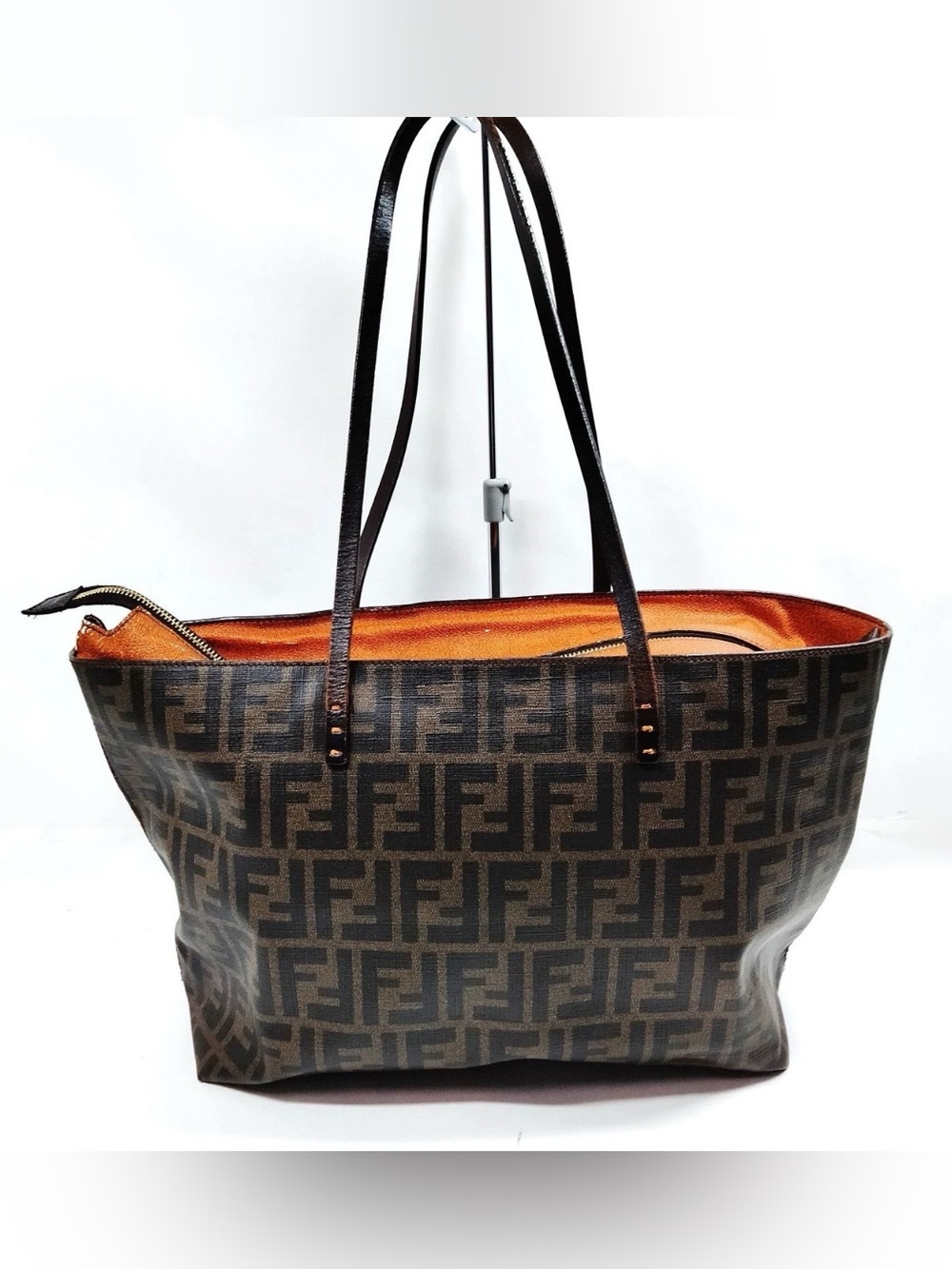 Fendi Brown Zucca Tote Bag